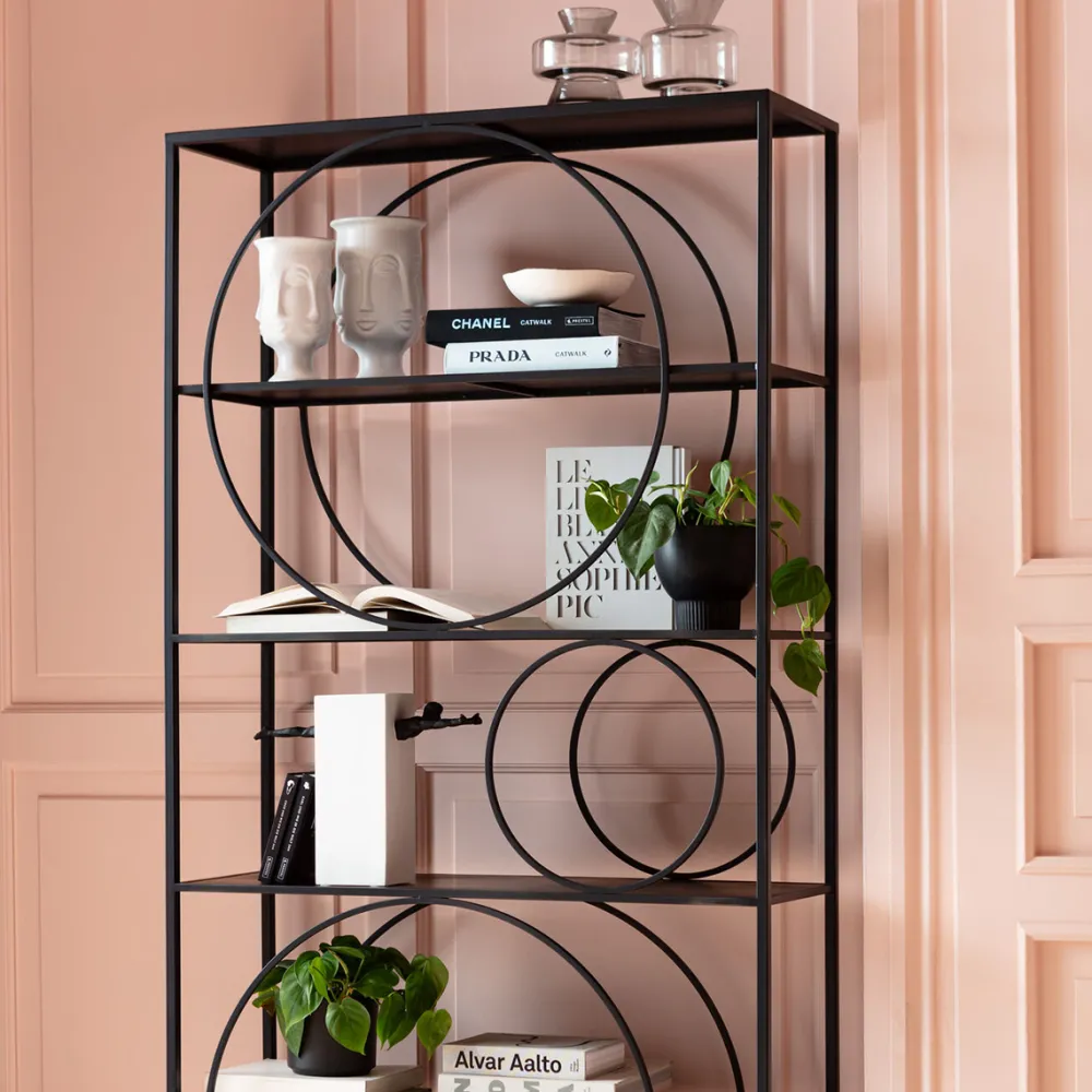 KARE Design Hyllyt*Circle Hylly, Musta 100x200cm