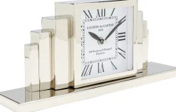 KARE Design Kellot*City Pöytäkello Hopea 33x7cm