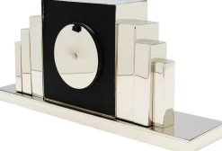 KARE Design Kellot*City Pöytäkello Hopea 33x7cm