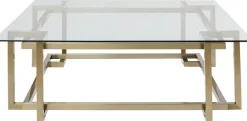 KARE Design Sohvapöydät|Olohuone*Clara Sohvapöytä, Kulta 120x120cm