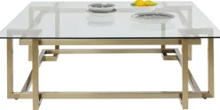 KARE Design Sohvapöydät|Olohuone*Clara Sohvapöytä, Kulta 120x120cm
