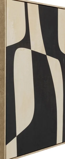 KARE Design Taulut*Classic Shape Blacky Canvas Taulu 60x90cm