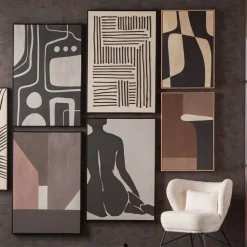 KARE Design Taulut*Classic Shape Brownie Canvas Taulu 60x90cm