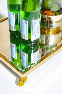 KARE Design Baarit*Classy Tarjoiluvaunu, Kulta