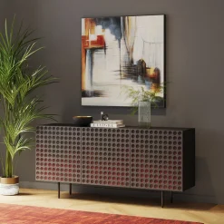 KARE Design Lipastot*Click Clack Senkki, Mangopuu, Metalli 160x75cm