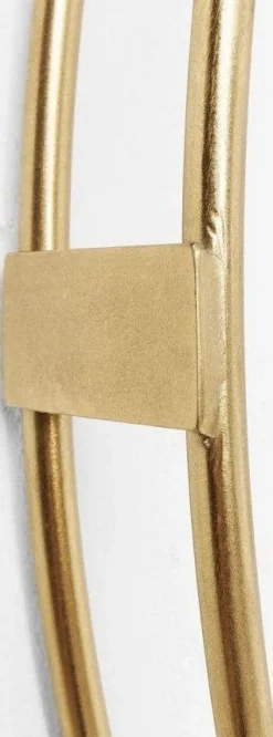 KARE Design Kellot*Clip Gold Seinäkello, Kulta Ø107cm