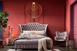 KARE Design Kellot*Clip Gold Seinäkello, Kulta Ø107cm