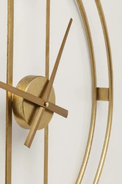 KARE Design Kellot*Clip Gold Seinäkello, Kulta Ø60cm