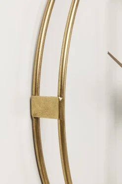 KARE Design Kellot*Clip Gold Seinäkello, Kulta Ø60cm