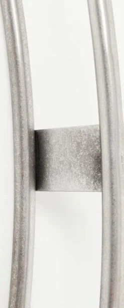 KARE Design Kellot*Clip Silver Seinäkello, Hopea Ø60cm