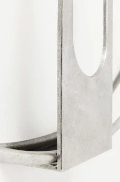 KARE Design Kellot*Clip Silver Seinäkello, Hopea Ø60cm