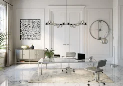 KARE Design Kellot*Clip Silver Seinäkello, Hopea Ø60cm