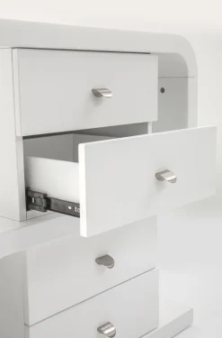 KARE Design Työpöydät*Club Snake Työpöytä, Toimistopöytä, Valkoinen 150x70cm