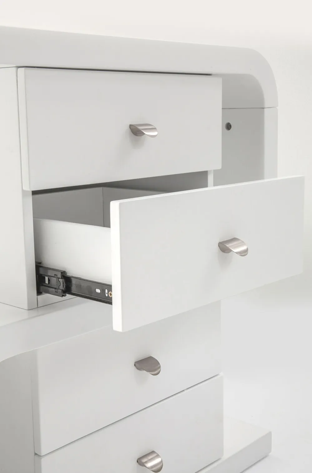 KARE Design Työpöydät*Club Snake Työpöytä, Toimistopöytä, Valkoinen 150x70cm