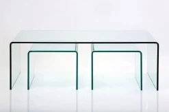 KARE Design Sohvapöydät*Club Sohvapöytä, Kirkas (3/Setti)
