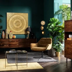 KARE Design Tuolit*Colmar Kääntyvä Nojatuoli, Keltainen