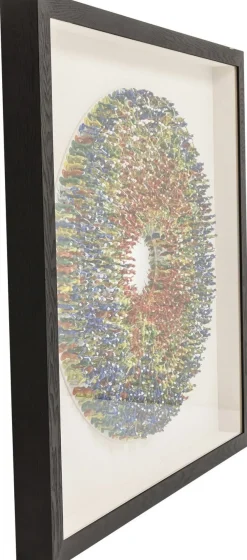 KARE Design Olohuone*Colour Explosion Kehystetty Taulu, Seinäkoriste 120x120cm