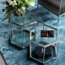 KARE Design Sohvapöydät*Comb Sohvapöytä Hopea 45cm