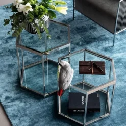 KARE Design Sohvapöydät*Comb Sohvapöytä Hopea 45cm