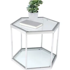 KARE Design Sohvapöydät*Comb Sohvapöytä Hopea 45cm