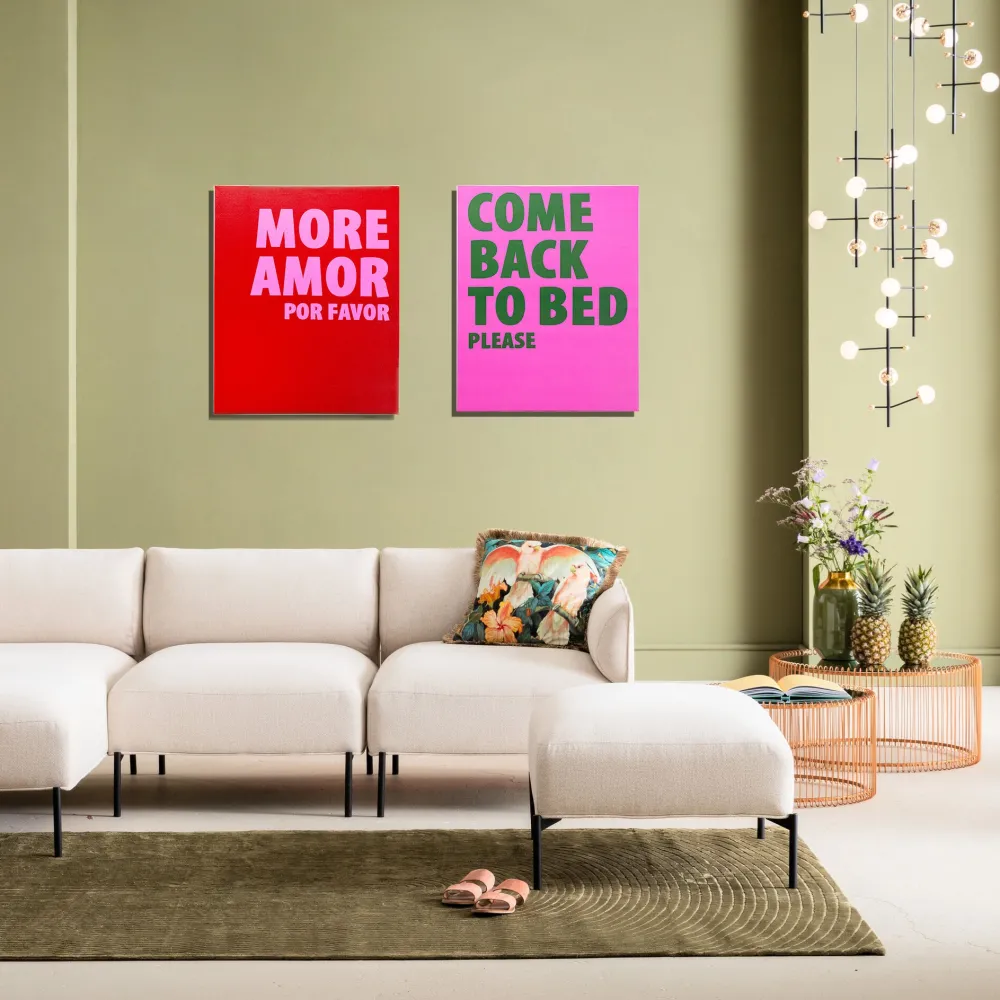 KARE Design Taulut*Come Back To Bed Taulu 40x50cm