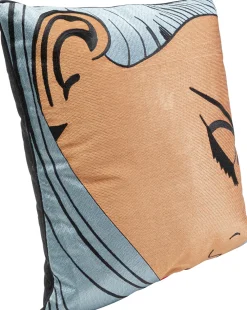 KARE Design Sisustustyynyt|Olohuone*Comic Face Tyyny, Monivärinen 50x50cm