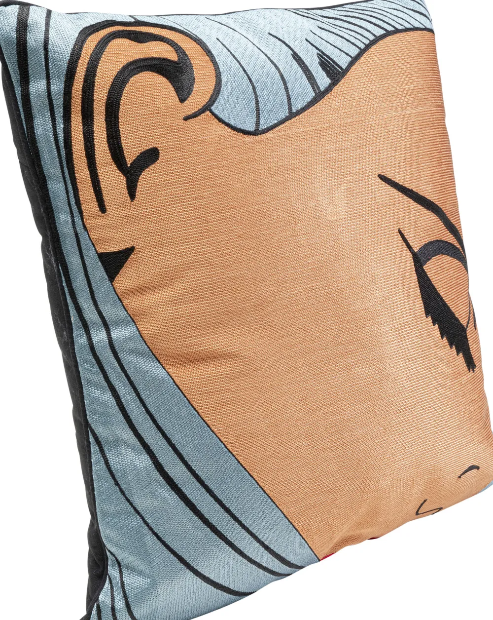 KARE Design Sisustustyynyt|Olohuone*Comic Face Tyyny, Monivärinen 50x50cm