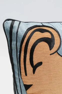 KARE Design Sisustustyynyt|Olohuone*Comic Face Tyyny, Monivärinen 50x50cm