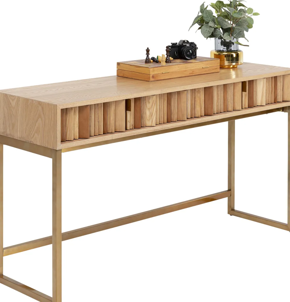 KARE Design Konsolipöydät Ja Sivupöydät*Concertina Konsolipöytä - Natur 136x40cm
