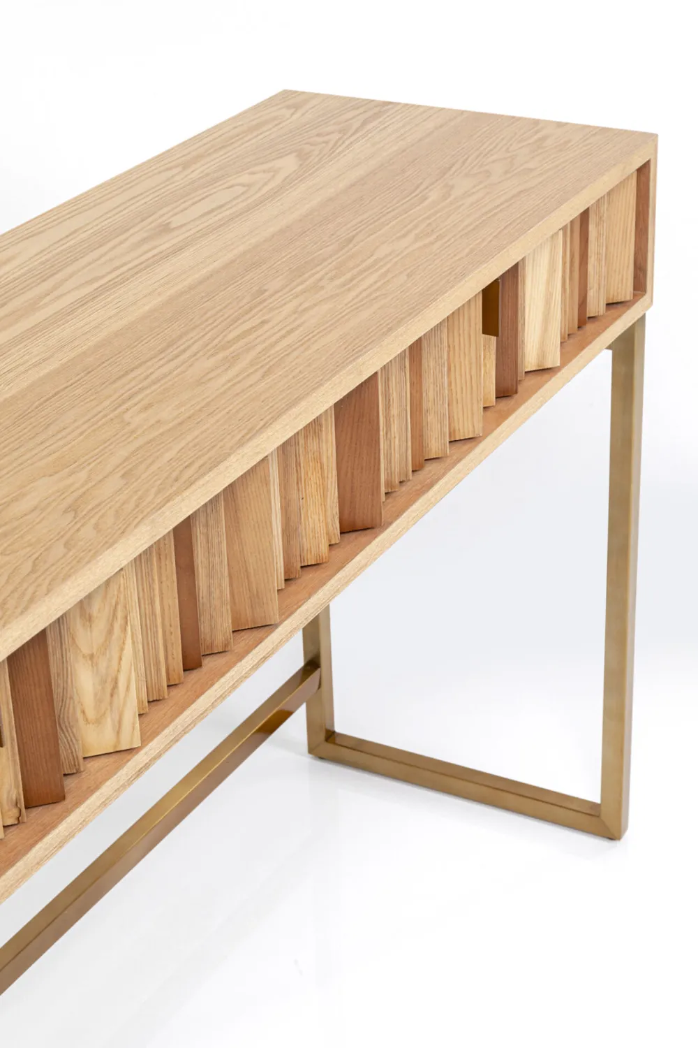 KARE Design Konsolipöydät Ja Sivupöydät*Concertina Konsolipöytä - Natur 136x40cm