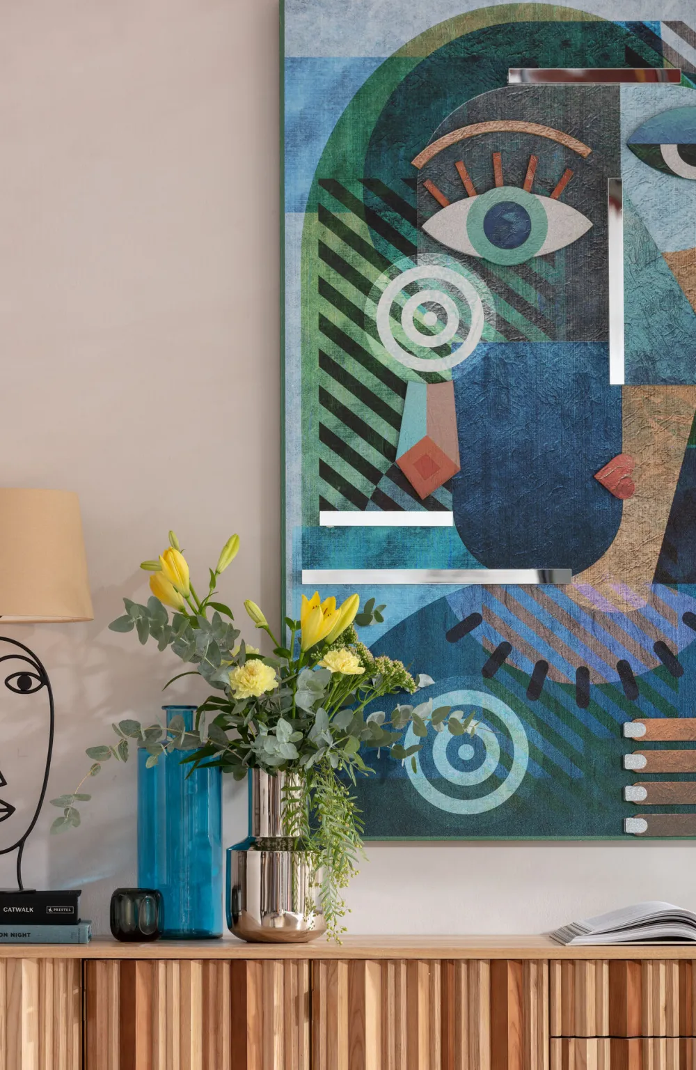 KARE Design Senkit|Olohuone*Concertina Senkki, Sivupöytä - Natur 186x74cm