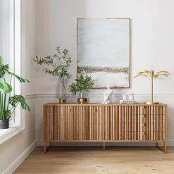 KARE Design Senkit|Olohuone*Concertina Senkki, Sivupöytä - Natur 186x74cm