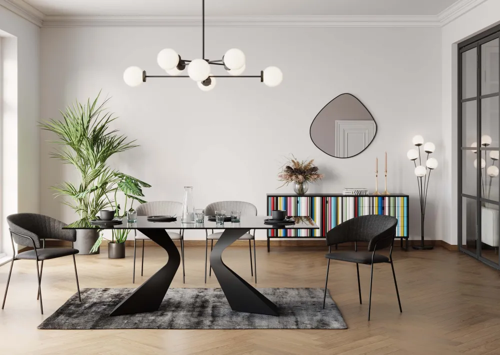 KARE Design Senkit|Olohuone*Concertina Senkki, Sivupöytä - Colore, Monivärinen 186x74cm