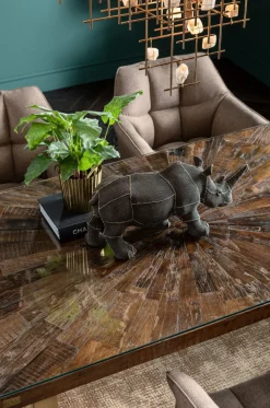 KARE Design Pöydät*Conley Pöytä, Raaka, Rouhe Metalli 180x90cm