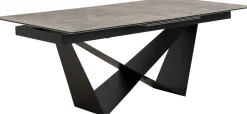 KARE Design Pöydät*Connesso Jatkettava Ruokapöytä, Keraaminen Pöytälevy 200(+60)x100cm