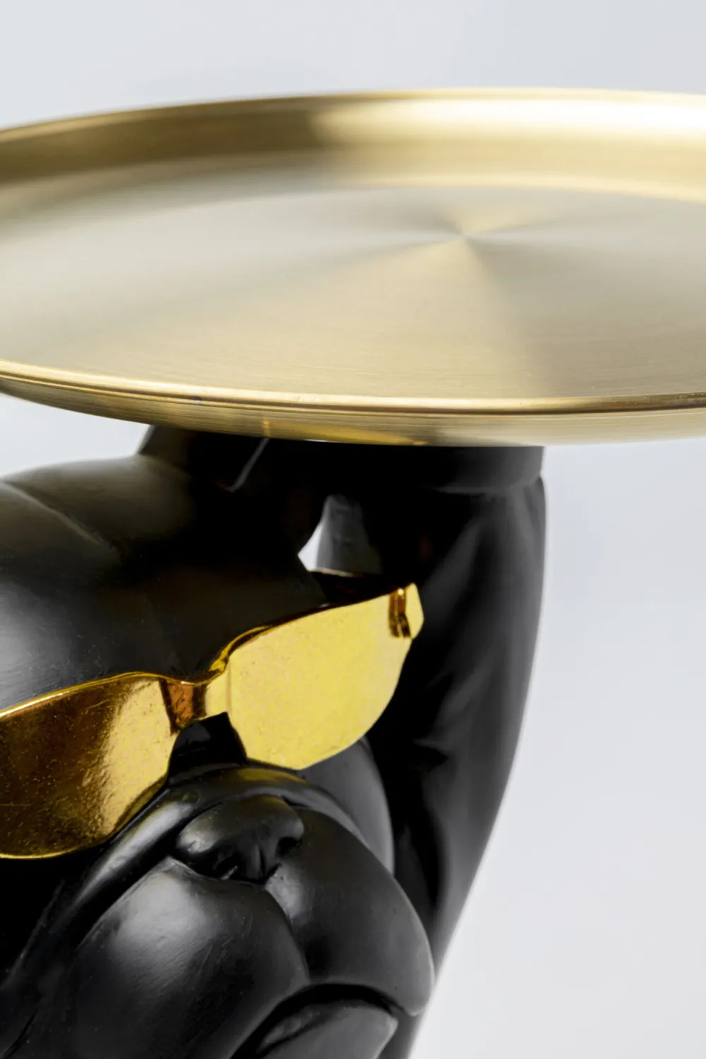 KARE Design Sohvapöydät|Olohuone*Cool Bulldog Sivupöytä, Tarjotin, Musta 34x55cm