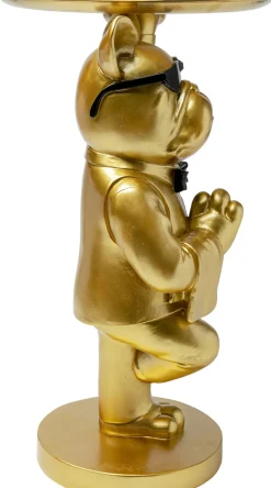 KARE Design Sohvapöydät|Olohuone*Cool Bulldog Sivupöytä, Tarjotin, Kulta 34x55cm