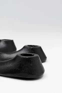 KARE Design Lyhdyt|Kynttilänjalat*Corallo Kynttilänjalka, Musta