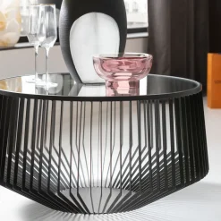 KARE Design Sohvapöydät|Olohuone*Corinne Sohvapöytä Musta Ø80cm