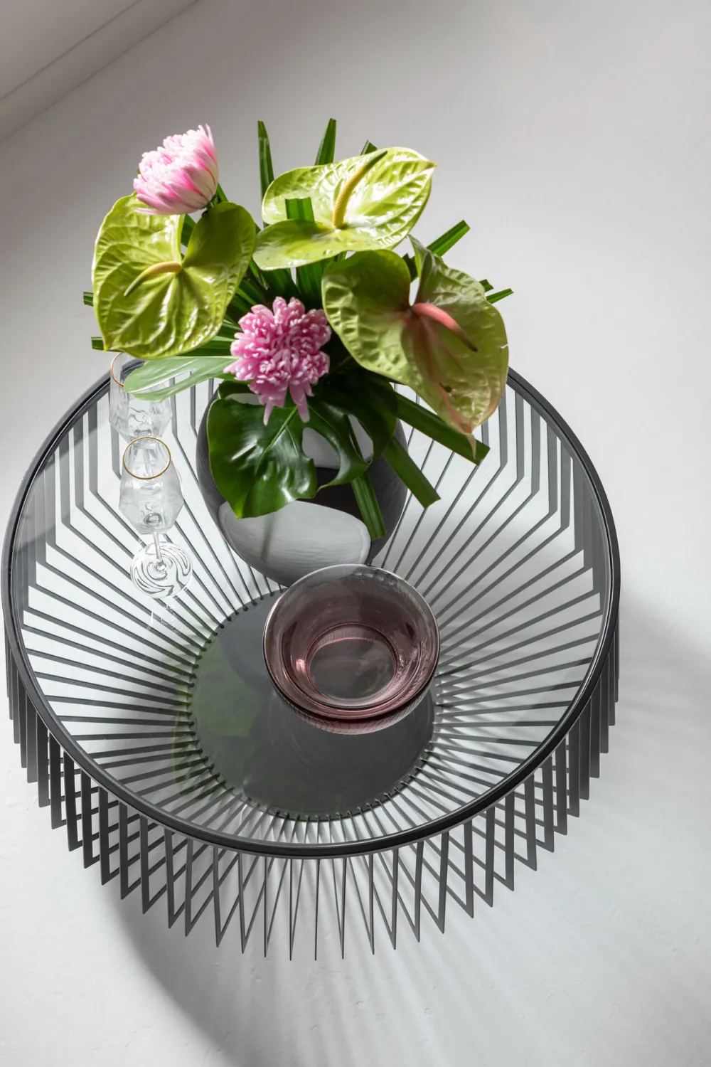 KARE Design Sohvapöydät|Olohuone*Corinne Sohvapöytä Musta Ø80cm