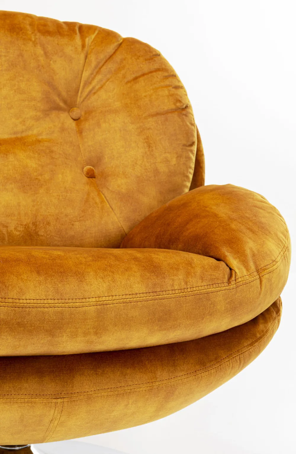 KARE Design Nojatuolit*Cosy Amber Pyörivä Nojatuoli, Meripihka