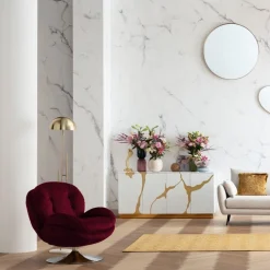 KARE Design Nojatuolit*Cosy Berry Pyörivä Nojatuoli