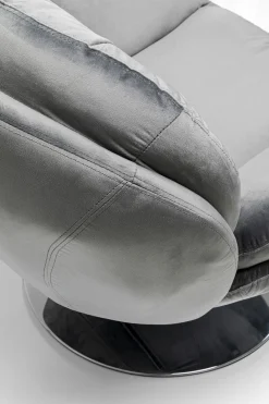 KARE Design Nojatuolit*Cosy Grey Pyörivä Nojatuoli, Harmaa