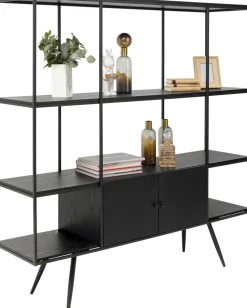 KARE Design Hyllyt*Cosy Sixties Hylly Musta 180x183cm