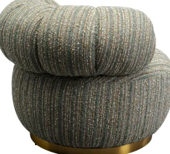 KARE Design Nojatuolit*Couture Stripes Blue Kääntyvä Nojatuoli