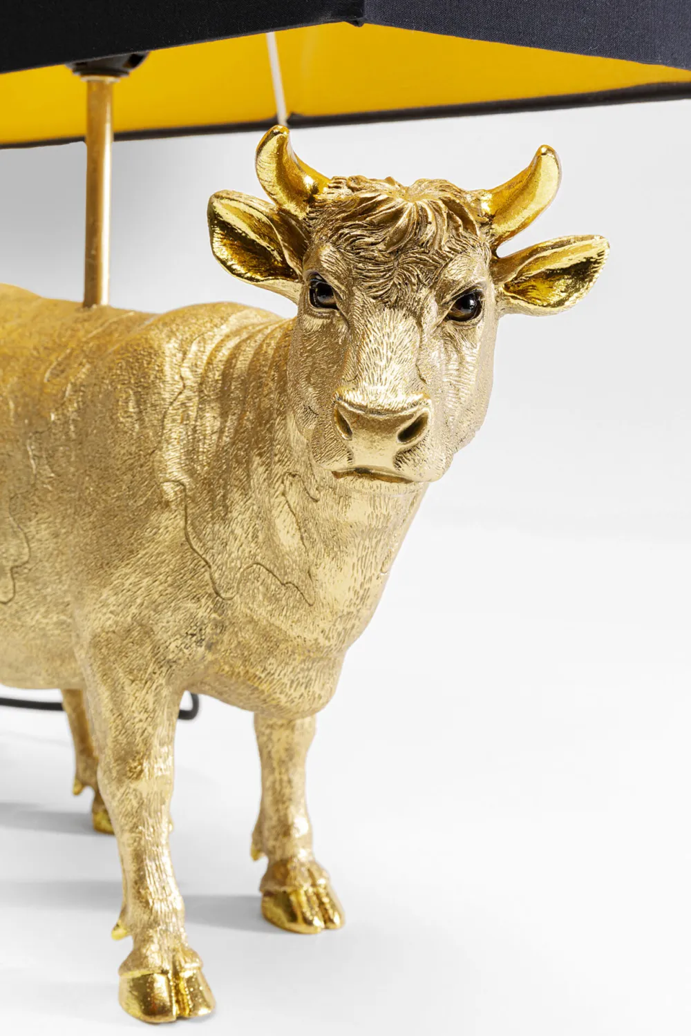 KARE Design Pöytävalaisimet*Cow Gold Lehmäpöytävalaisin, Kulta 52cm