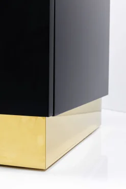 KARE Design Senkit|Lipastot*Cracked Senkki - Musta, Kulta 165x80cm