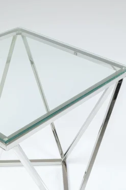 KARE Design Sohvapöydät*Cristallo Sivupöytä Hopea 50x50cm