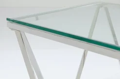 KARE Design Sohvapöydät*Cristallo Sivupöytä Hopea 50x50cm