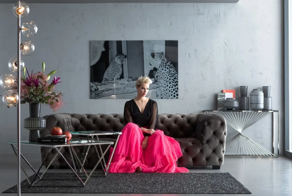 KARE Design Sohvapöydät*Cristallo Sivupöytä Hopea 50x50cm